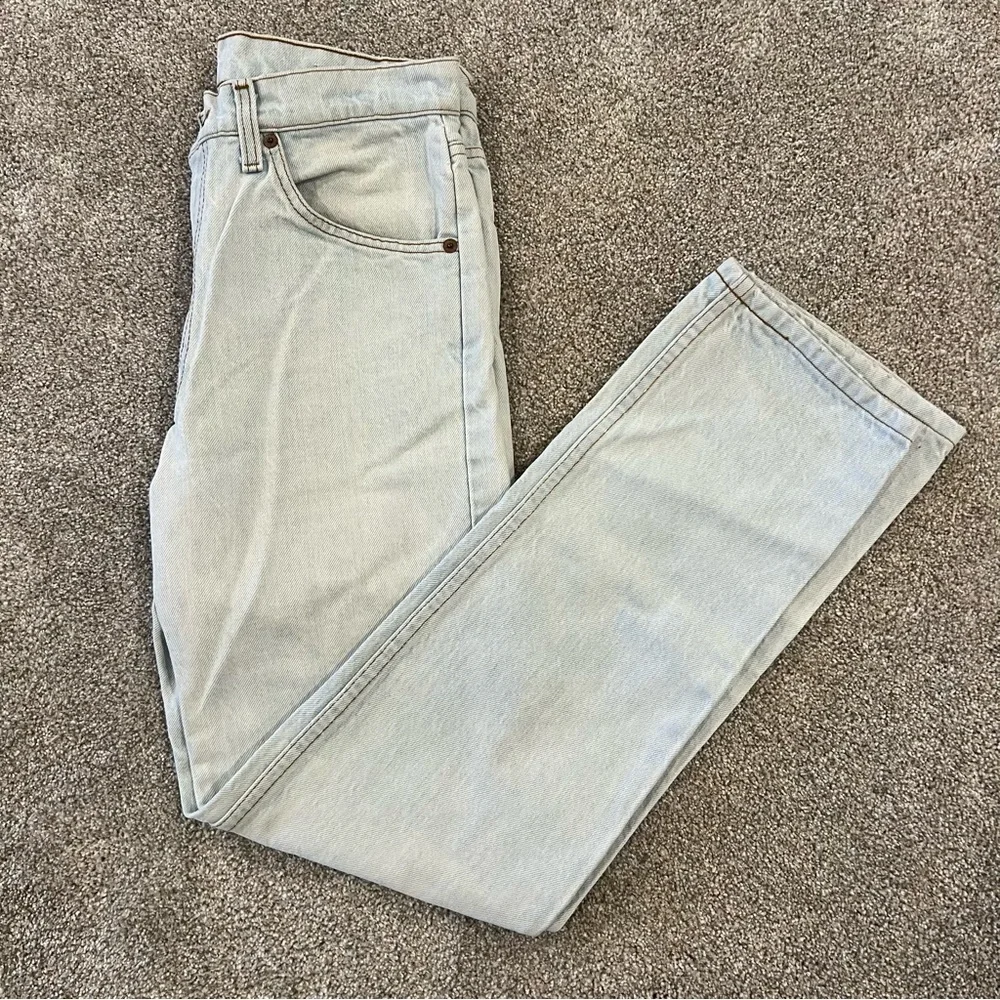 VTG Levi's Blue Jeans Mens 31x32 Orange Tab Vintage Light Wash USA Vintage Levi